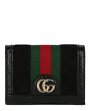 Gucci OPHIDIA SUEDE CARD CASE WALLET