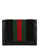 Gucci OPHIDIA SUEDE CARD CASE WALLET