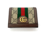 Gucci GG SUPREME OPHIDIA CARD CASE