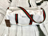 Gucci MICRO GG WEB NYLON DUFFEL BAG