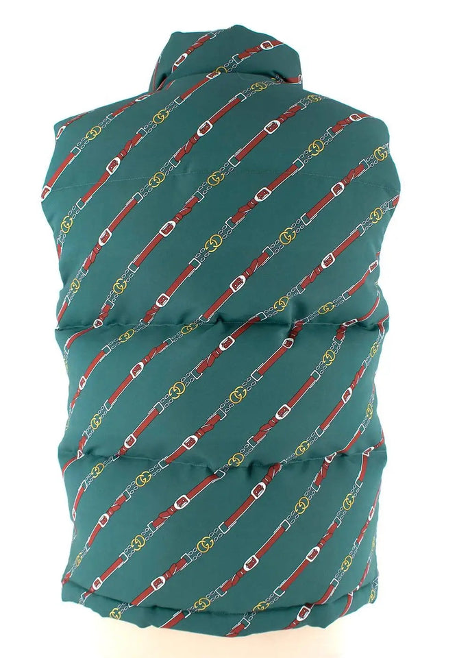 Gucci X THE NORTH FACE CHAIN PRINT PADDED GILET