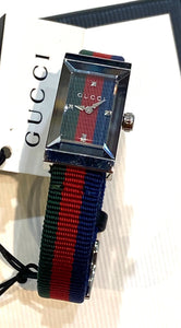 Gucci G FRAME WEB DIAL 17529950 LADIES WATCH