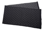 Gucci GG JACQUARD KNITTED WOOL SCARF