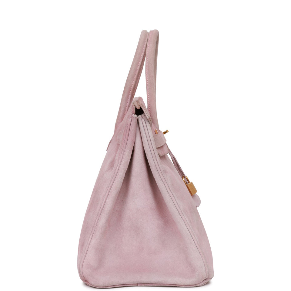 Hermes Birkin 35 Lilac Doblis Gold Hardware