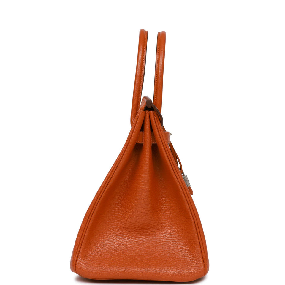 Hermes Birkin 35 Potiron Chevre Palladium Hardware - Deposit