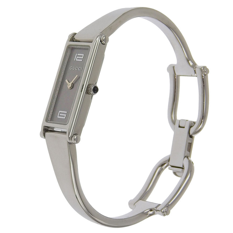 Gucci Watches Quartz 1500L Stainless Steel Silver gray dial Women
