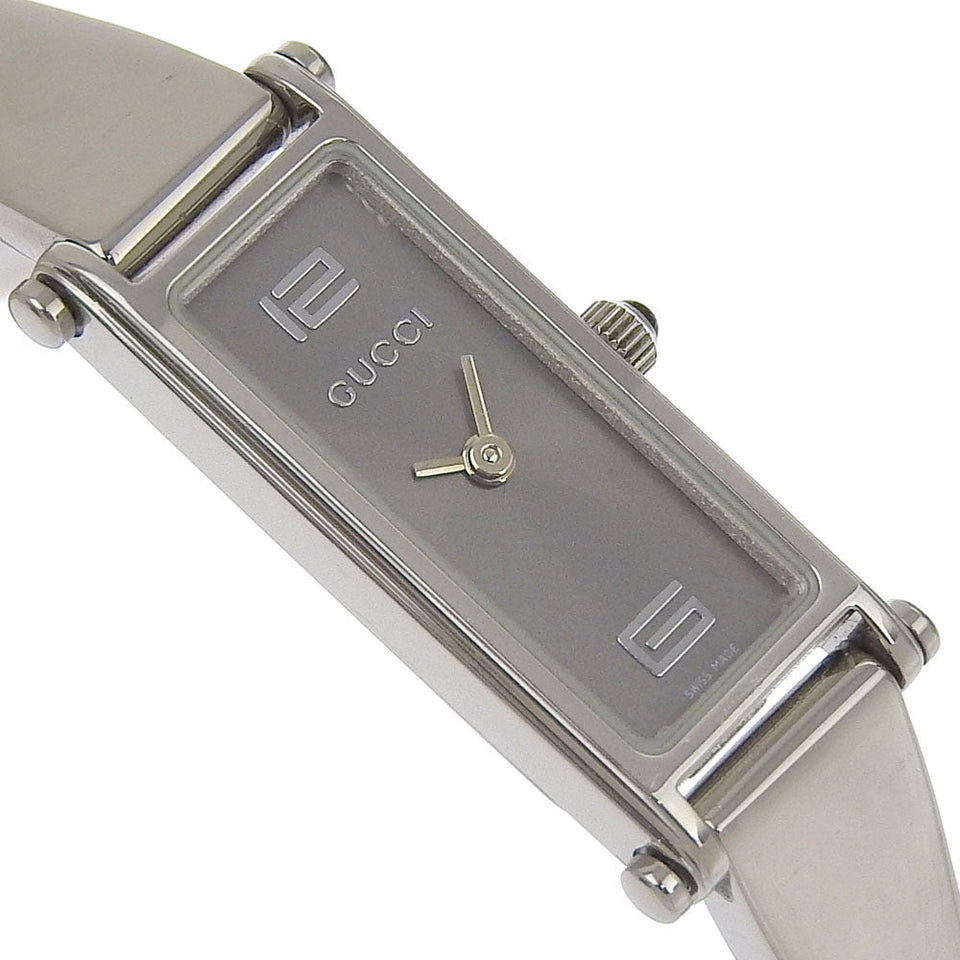 Gucci Watches Quartz 1500L Stainless Steel Silver gray dial Women
