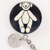 Gucci key ring metallic Silver Chain with clip baby Women