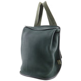 Hermes Backpack leather Green Sherpa PM unisex(Unisex)