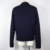 Gucci sweater cotton Navy Zip up mens XL