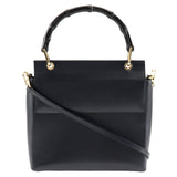 Gucci Shoulder Bag 001.1887 Calfskin, Bamboo black Women