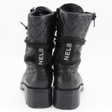 Chanel Leather Boots Black