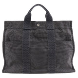 Hermes Tote Bag Nylon canvas gray Her LineMM mens(Unisex)