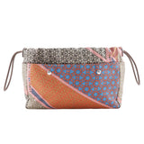 Hermes Pouch Silk, Vaubarenia Brown / orange CARRE EN CRAVATES Foolby 20 Women