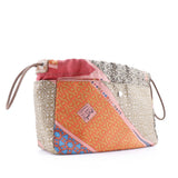 Hermes Pouch Silk, Vaubarenia Brown / orange CARRE EN CRAVATES Foolby 20 Women