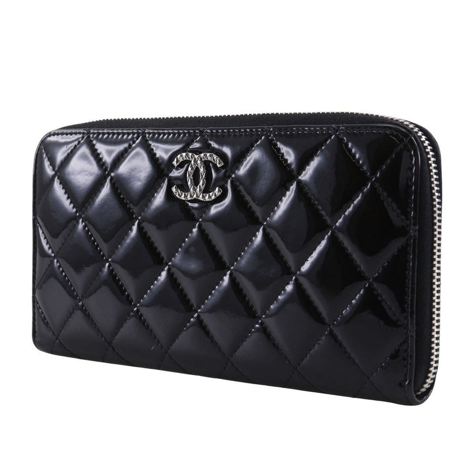 Chanel Brilliant Patent Long Wallet