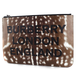 Burberry Clutch bag 8015103 Cowhide Brown business bag LONDON ENGLAND Women