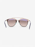 Christian Dior 3210R Sunglasses Gold / Blue Acetate 140mm