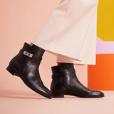 Hermes NEO CALFSKIN LEATHER ANKLE BOOTS