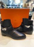 Hermes NEO CALFSKIN LEATHER ANKLE BOOTS