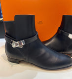 Hermes NEO CALFSKIN LEATHER ANKLE BOOTS