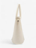 Christian Dior Tote Bag Off White Patent Leather