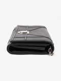 Christian Dior Diorama Wallet On Chain Black Calfskin Leather