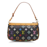 Louis Vuitton Pochette Accessoires Black Multicolor Monogram Clutch