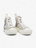 Christian Dior B23 High Top Light Grey Canvas EU 38 UK 5