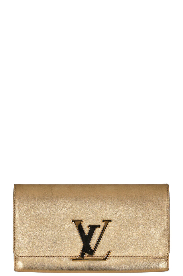 Louis Vuitton Louise Clutch Gold