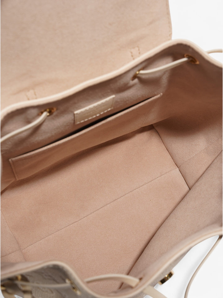 Louis Vuitton Montsouris Backpack Monogram Empreinte / Beige Empreinte Leather