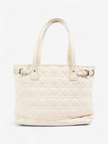 Christian Dior Panarea Tote Cream Canvas Small