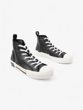 Christian Dior B23 High Top Black / White Canvas EU 43 UK 9