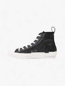 Christian Dior B23 High Top Black / White Canvas EU 43 UK 9