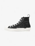 Christian Dior B23 High Top Black / White Canvas EU 43 UK 9