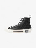 Christian Dior B23 High Top Black / White Canvas EU 43 UK 9