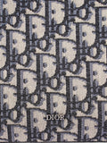 Christian Dior Laptop Case Black Oblique Cotton