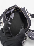 Christian Dior Vibe Zip Bowling Bag Black / White Cloth