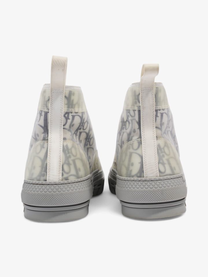 Christian Dior B23 High-tops Grey Oblique  / White Mesh EU 41 UK 7