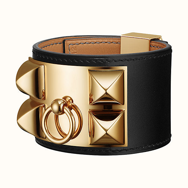 Hermes COLLIER DE CHIEN LEATHER BRACELET