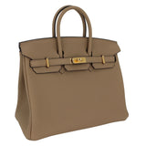 Hermes25cm Birkin Beige Marfa Togo Leather Gold Hardware