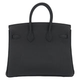 Hermes25cm Birkin Black Togo Leather Gold Hardware