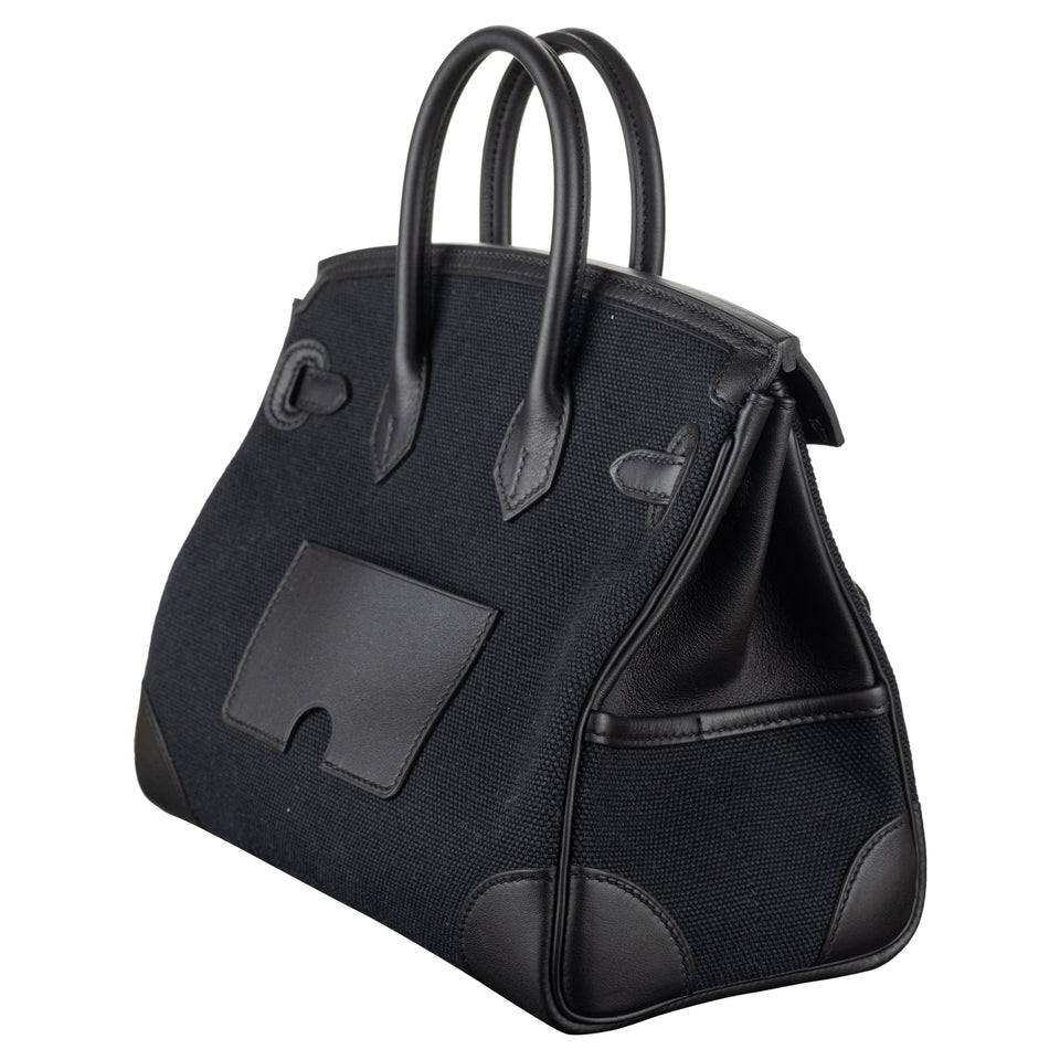 Hermes25cm Birkin Cargo Black Palladium Hardware