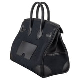 Hermes25cm Birkin Cargo Black Palladium Hardware