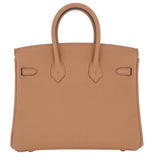 Hermes25cm Birkin Chai Togo Leather Gold Hardware