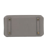 Hermes25cm Birkin Gris Meyer Togo Leather Gold Hardware