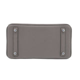 Hermes25cm Birkin Gris Meyer Togo Leather Palladium Hardware