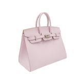 Hermes25cm Birkin Sellier Mauve Pale Epsom Leather Palladium Hardware