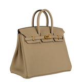 Hermes25cm Birkin Trench Togo Leather Gold Hardware