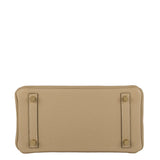 Hermes25cm Birkin Trench Togo Leather Gold Hardware